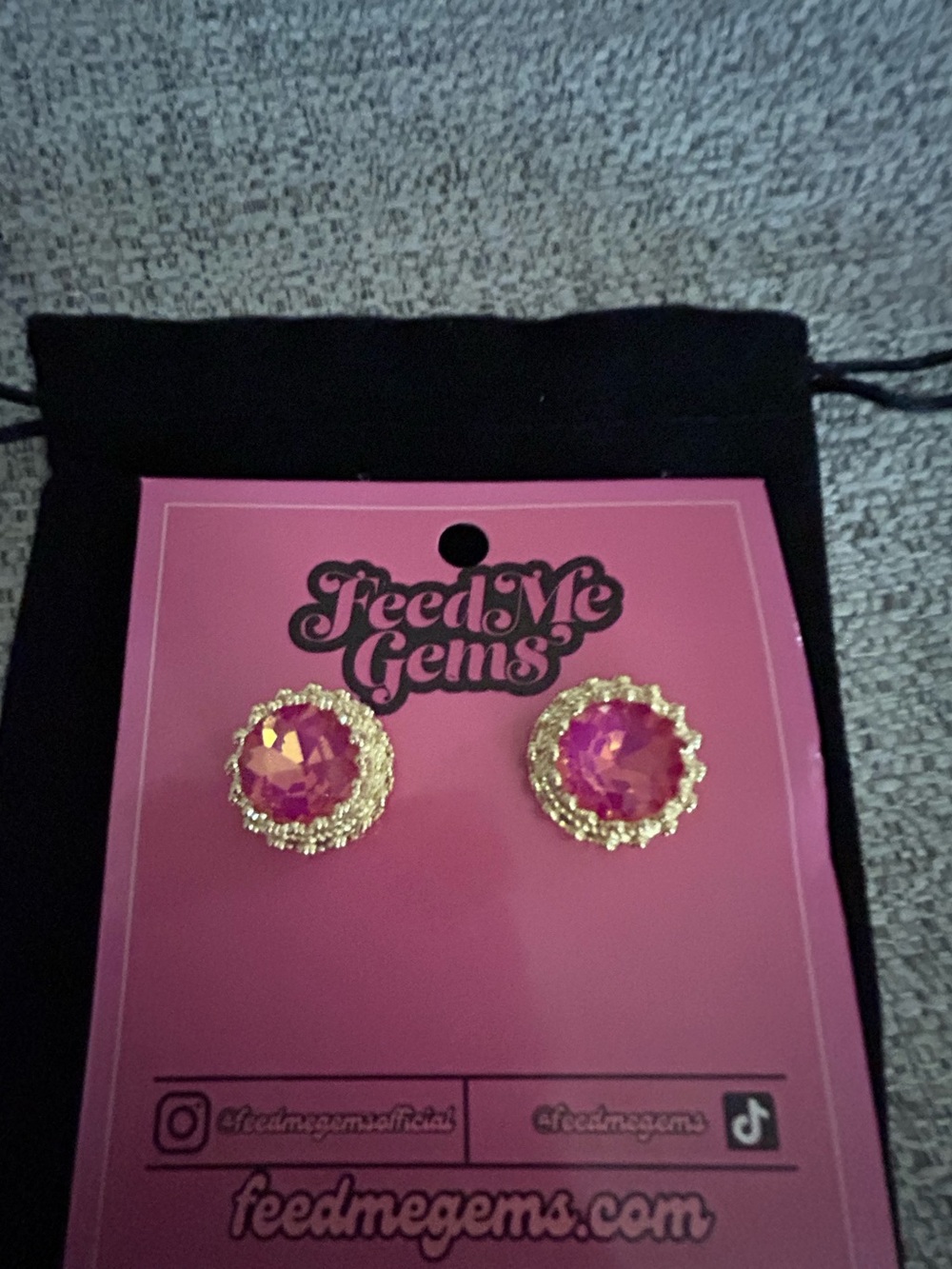 Feed Me Gems Watermelon Queen Studs Sold Out NWT